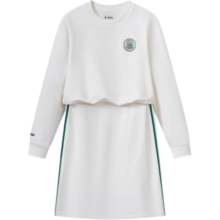 

K·Swiss Женское платье с длинными рукавами KSWISS Euryale белого цвета