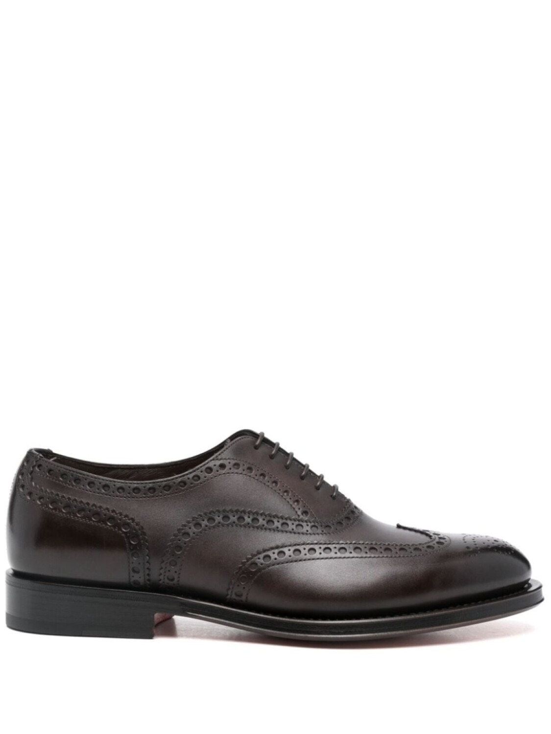 

Santoni кожаные оксфорды, коричневый