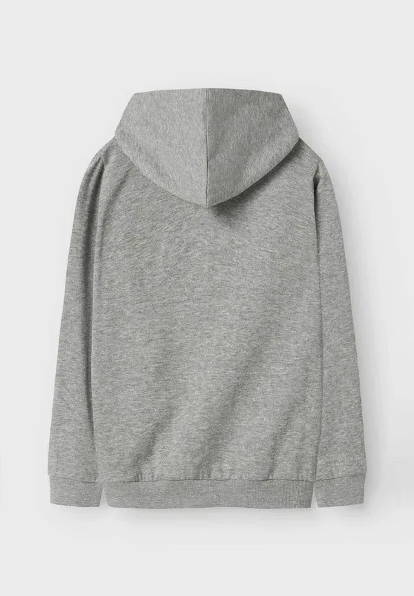 Толстовка Name It Nkmvimo card bru zip up, серый меланж — фото 3