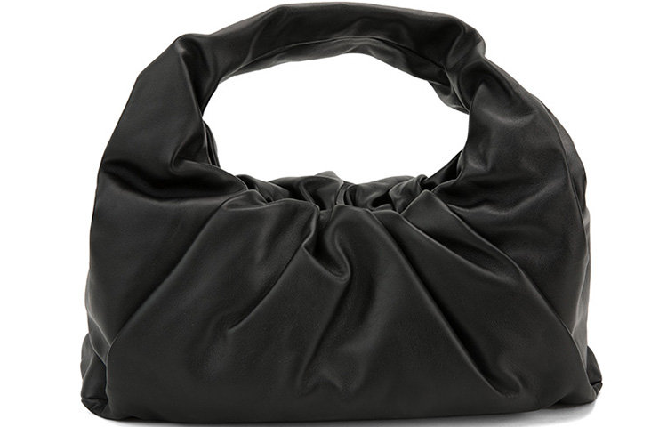 Сумка через плечо из коровьей кожи обычная женская черная Bottega Veneta — фото 3