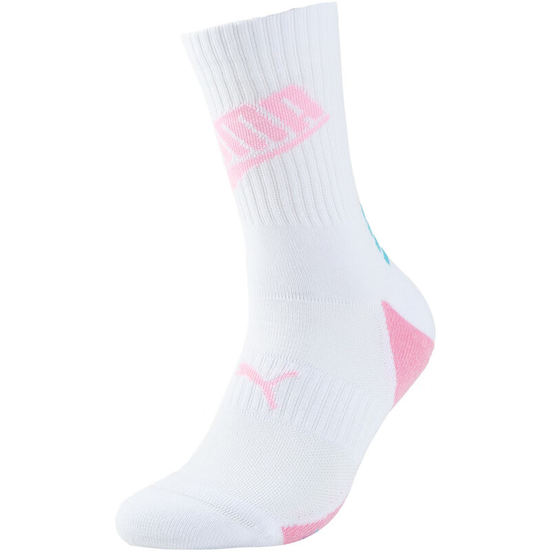 

Футболка баскетбольные носки унисекс 1 упаковка белый розовый PUMA