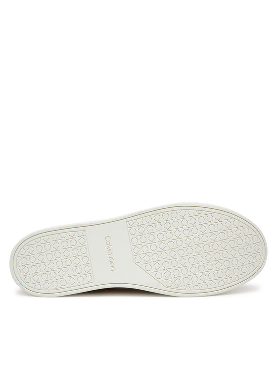 Кроссовки Clean Cup Low Laceup Oxf Su HM0HM01880 Calvin Klein, белый — фото 4