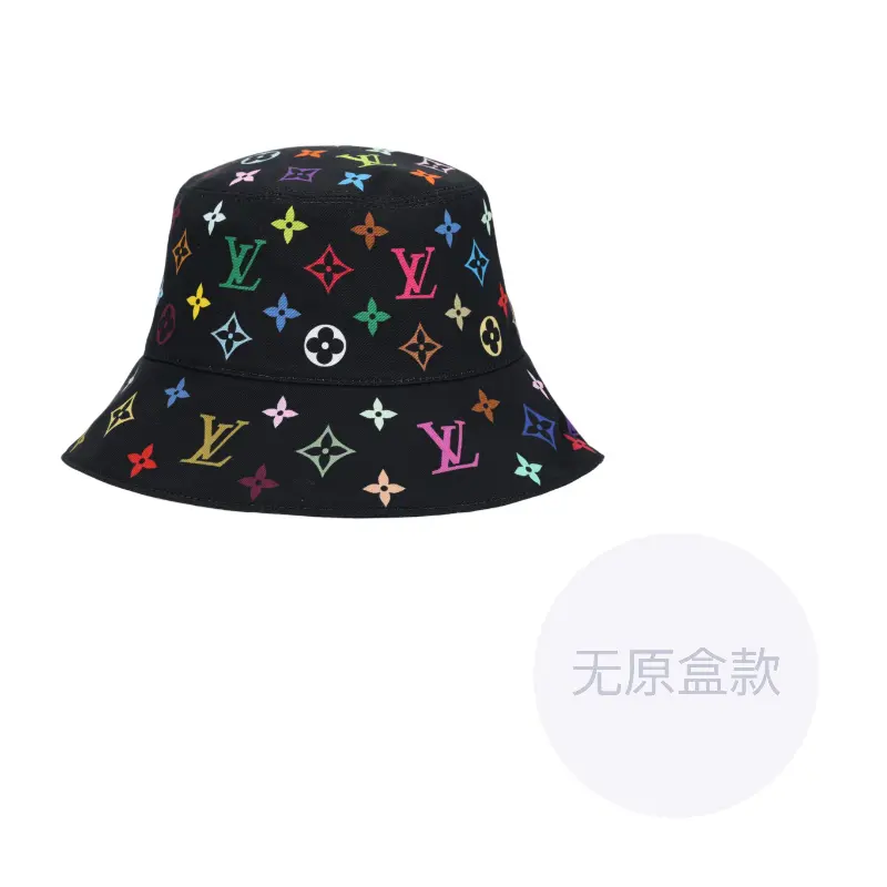 

LOUIS VUITTON Реверсивная шляпа-ведро Superflat, Black