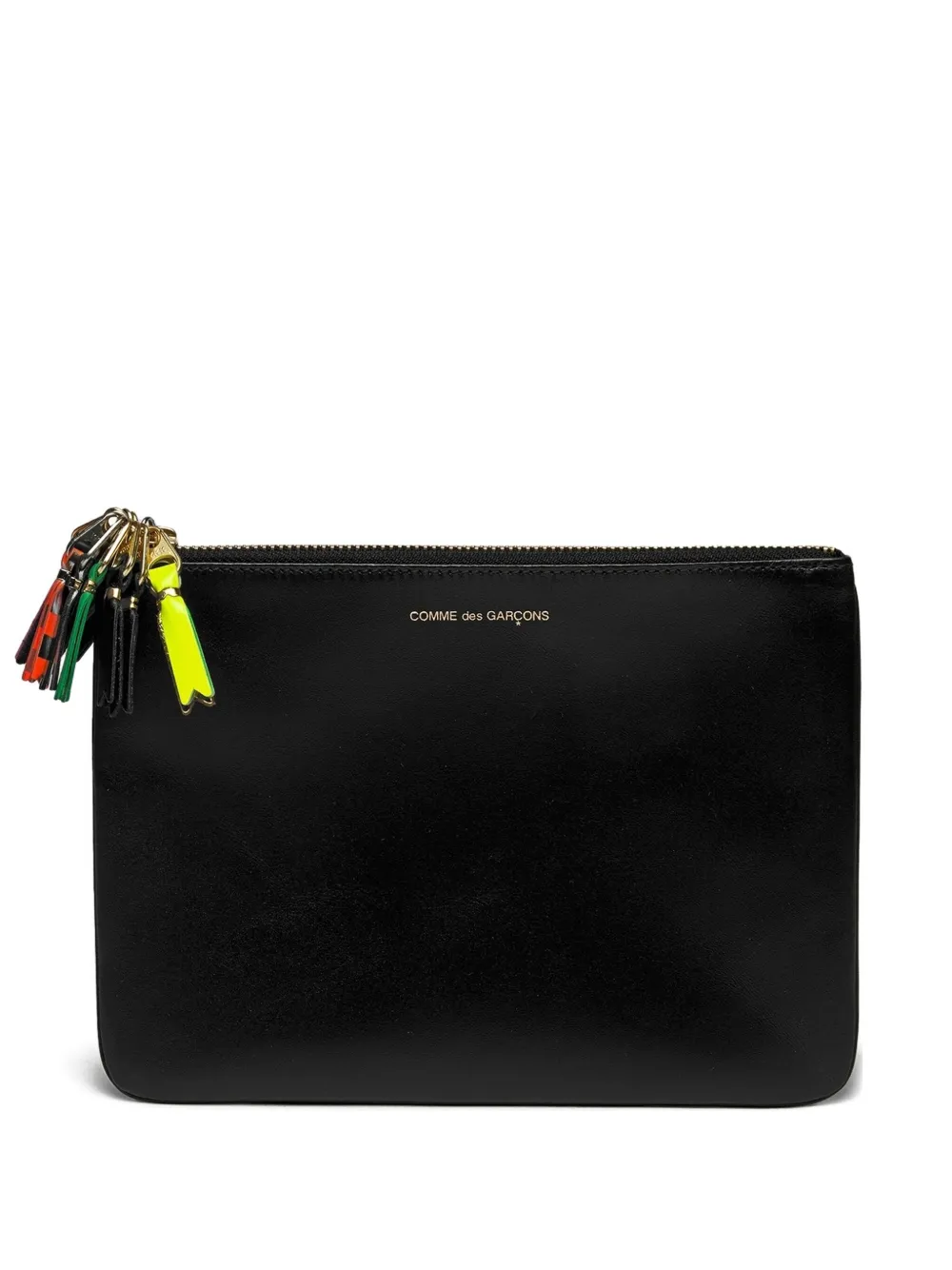 

Кошелек из телячьей кожи на молнии Comme Des Garçons Wallet, черный