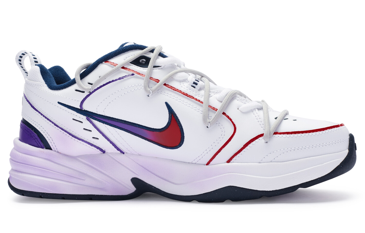 

Массивные кроссовки Nike Air Monarch 4 унисекс, Red purple