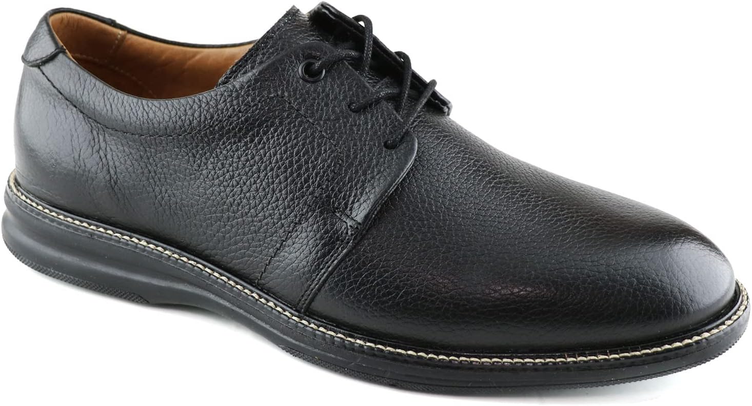 

Мужские повседневные туфли Marc Joseph New York из натуральной кожи, классические, перфорированные, современные, формальные оксфорды или дерби на шнуровке с гладким носком, черный