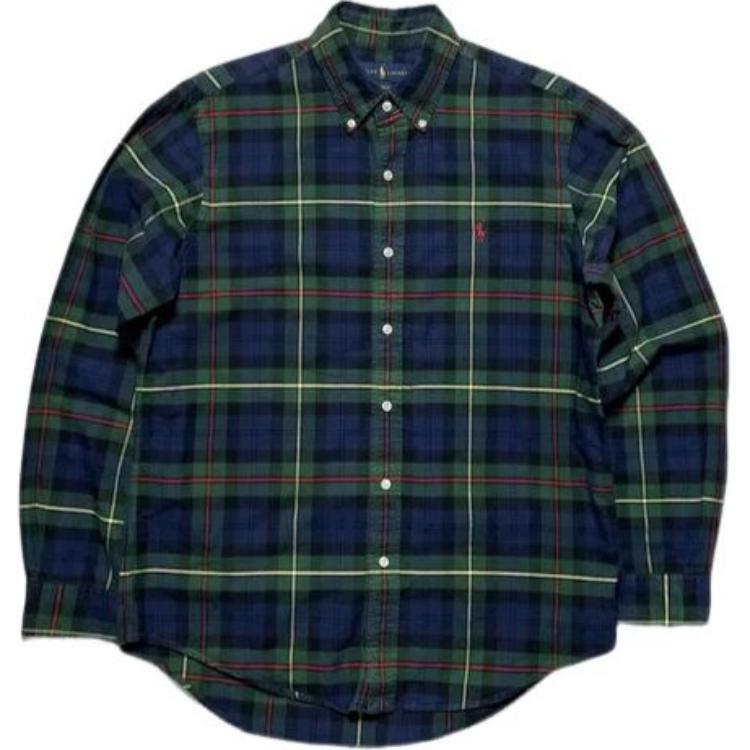 

Polo Ralph Lauren Зеленая мужская рубашка