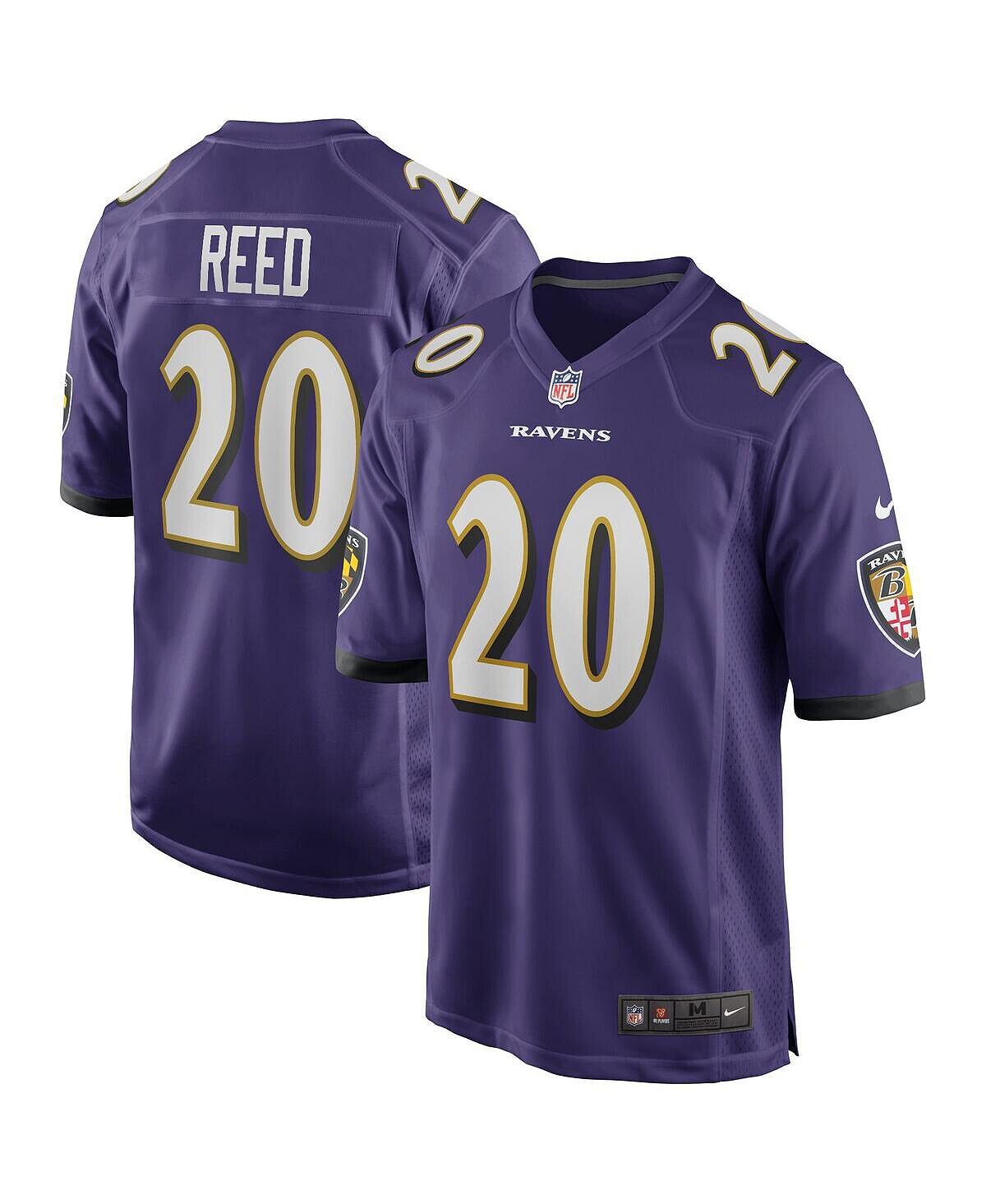 

Мужская фиолетовая майка для пенсионеров Ed Reed Baltimore Ravens Game Nike
