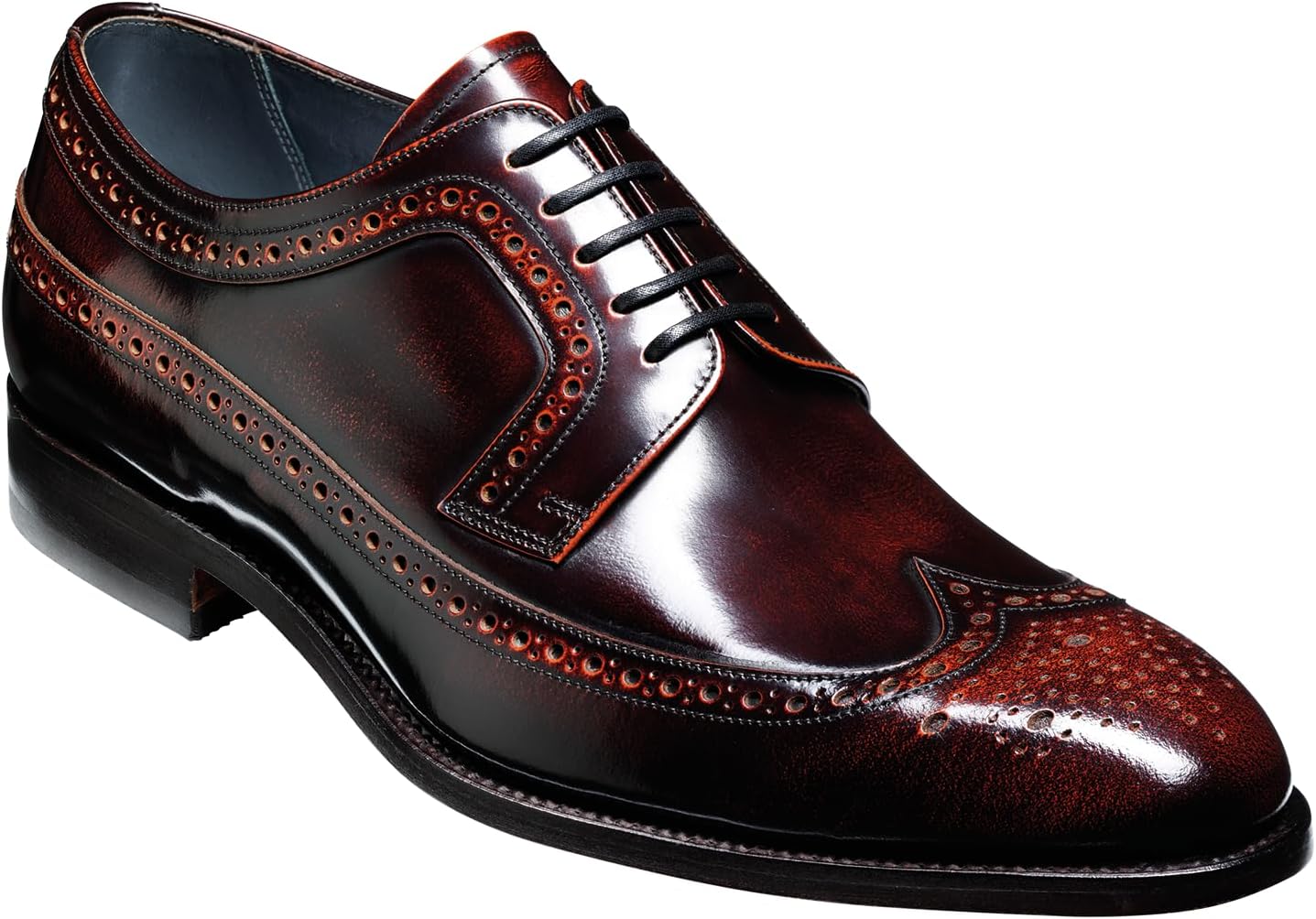 

Мужские туфли-броги BARKER Woodbridge Oxford, Brandy Hi-shine