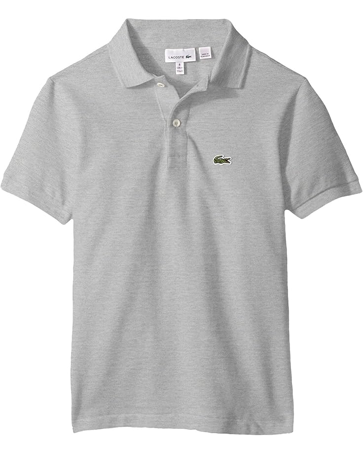 

Поло Lacoste Kids L1812 Short Sleeve Classic Pique Polo, цвет Silver Chine