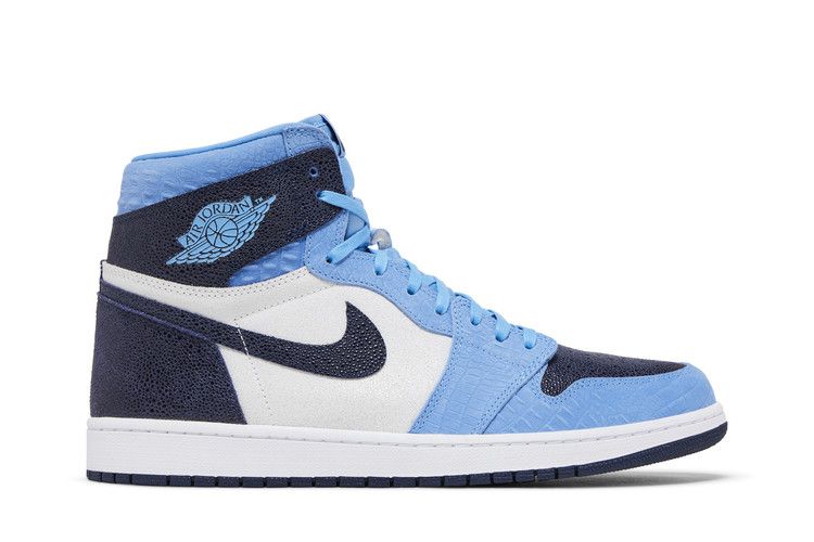 Кроссовки Air Jordan Air Jordan 1 Retro High OG 'UNC' PE, синий — фото 2