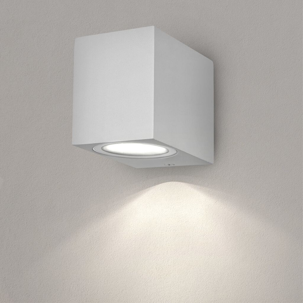 

Ledvion Hydra, Светодиодный настенный светильник для наружного освещения, белый куб, для GU10 down, настенный светильник для наружного освещения, бра, уличный светильник, IP54