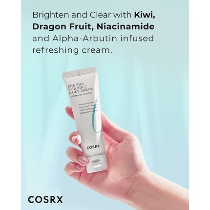 Крем для лица Cosrx — Ежедневный с витамином С AHA BHA, ,69 эт. унция, , , осветляющий, против старения, 50 мл — фото 2