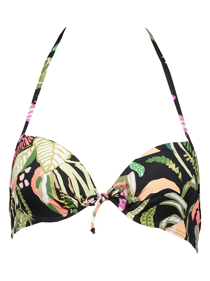 

Верх бикини s.Oliver Bikini-Oberteil, цвет Schwarz/Grün