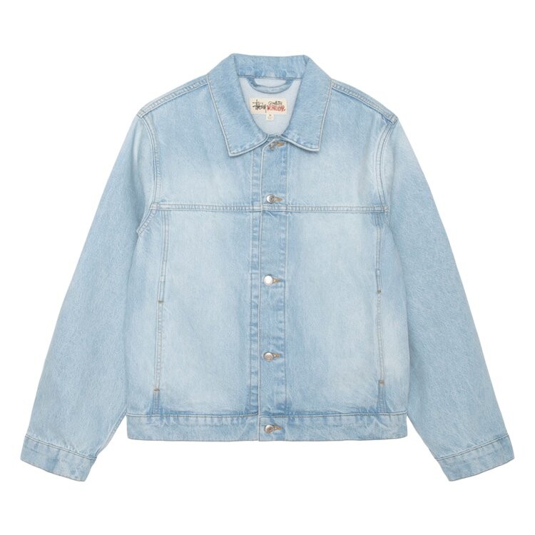 

Куртка Stussy Trucker Denim Jacket, цвет Light Wash