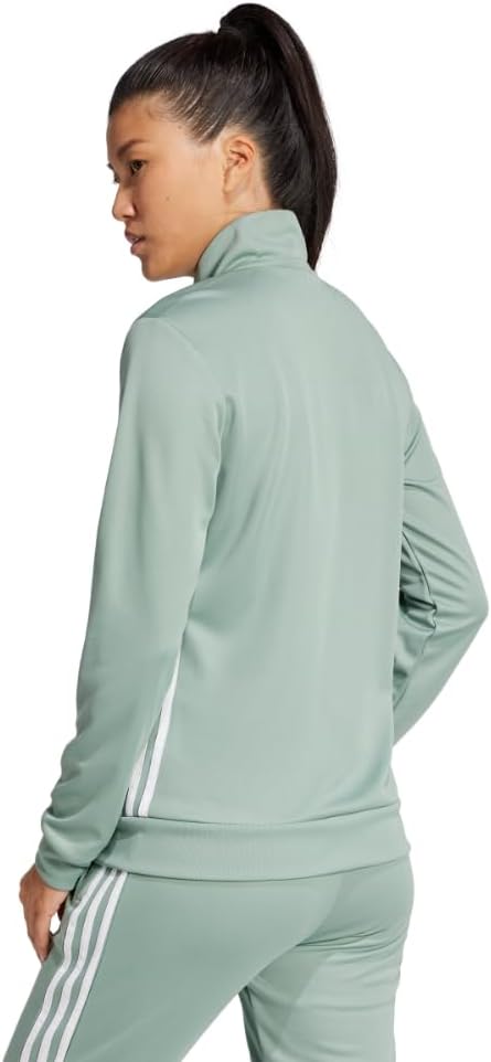 Женская тренировочная куртка Adidas Originals Tiro 25 Essentials влагоотводящая, светло-зеленый — фото 3