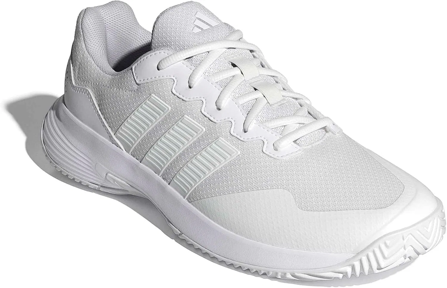Мужские теннисные кроссовки Adidas Gamecurt 2, Ftwr White Ftwr White Ftwr White — фото 4
