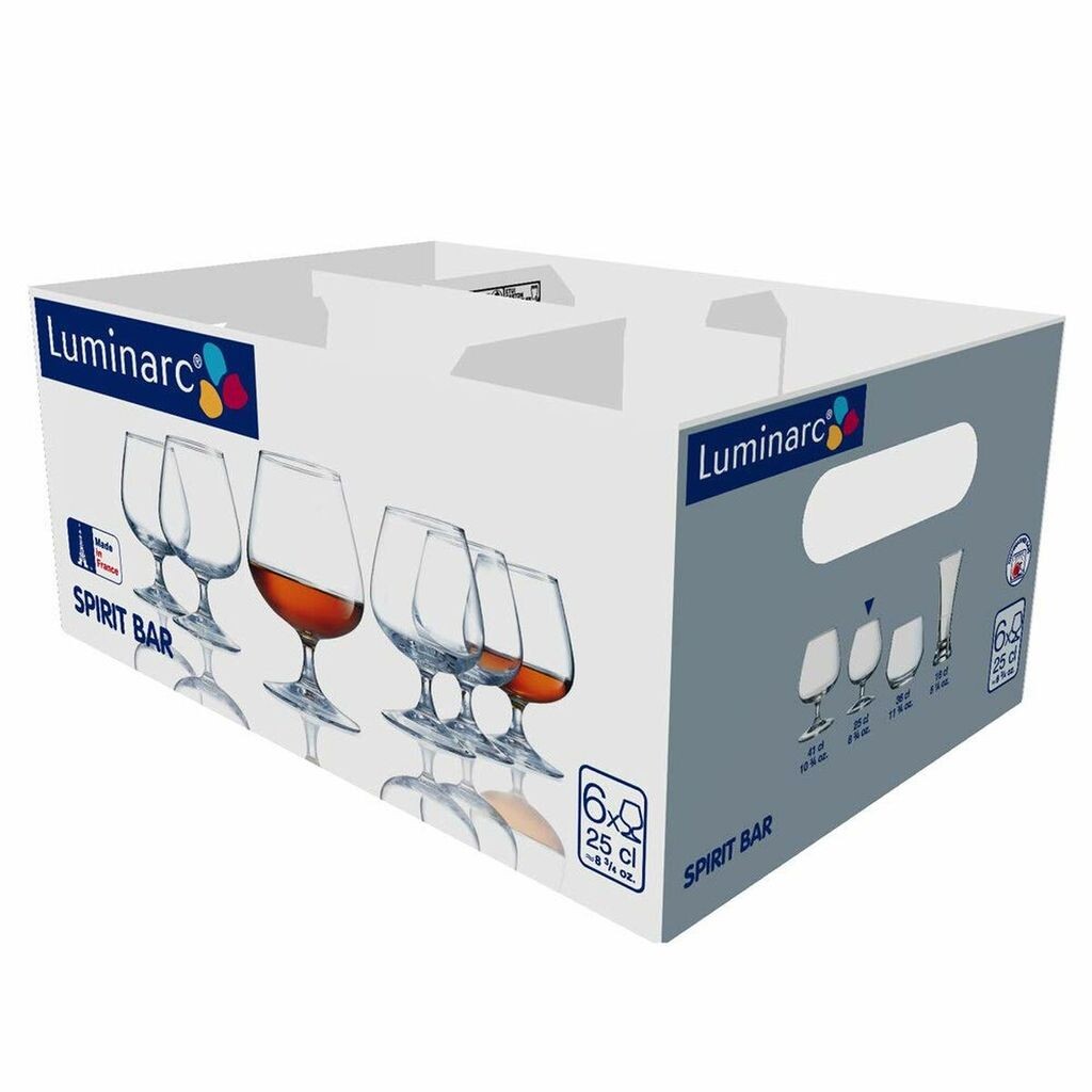 

Gin Glass Luminarc Spirit Bar Прозрачный стакан Упаковка 6 шт., 250 мл (Упаковка 6 шт.)