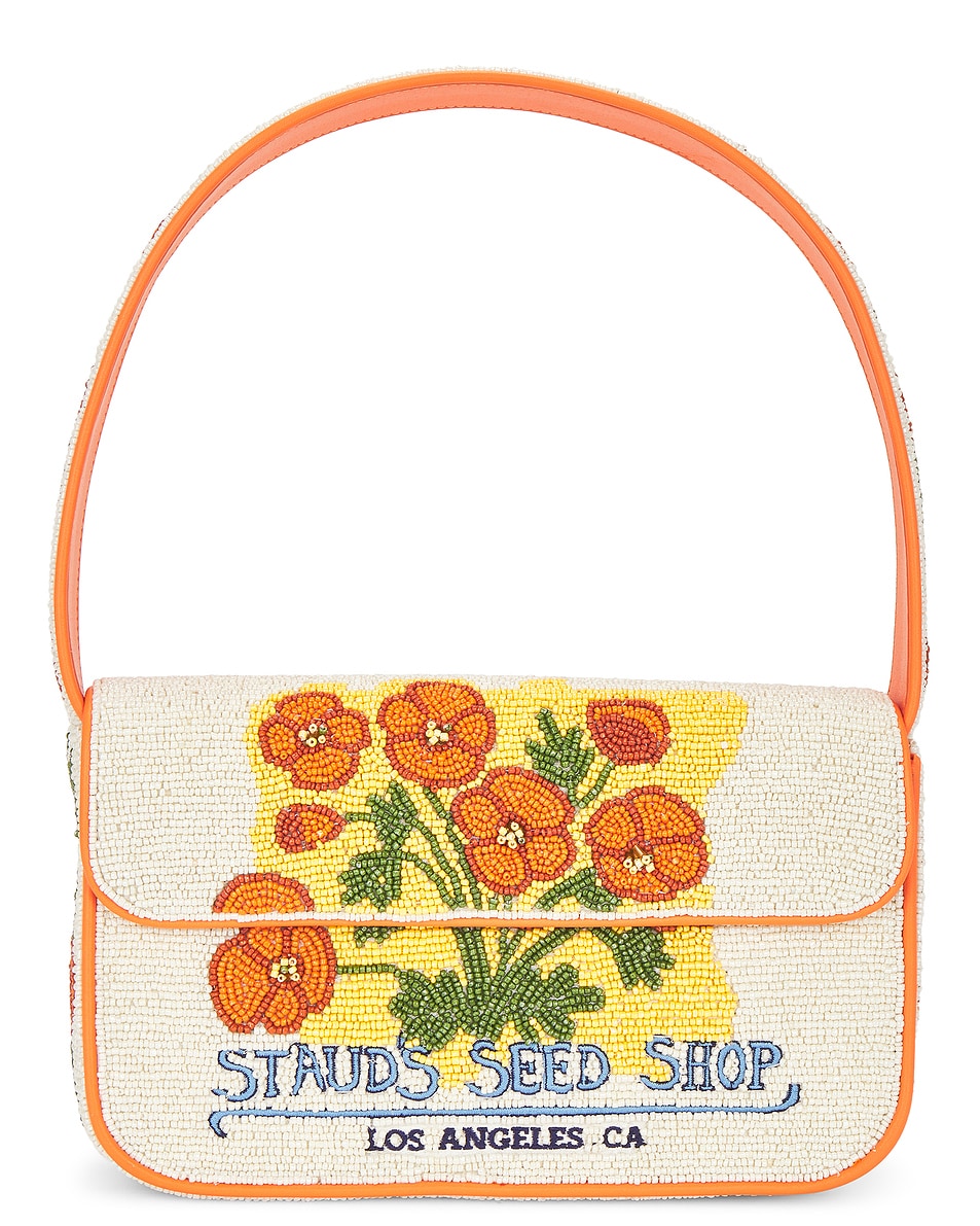 

Сумка Tommy с бисером Staud, California Poppy