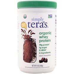 

Tera's Whey Органический сывороточный протеин Темный шоколад 12 унций