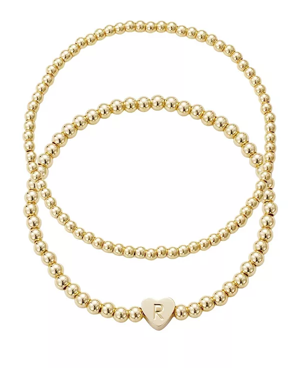 

Начальный набор браслетов из золотых бусин Adornia, gold-r