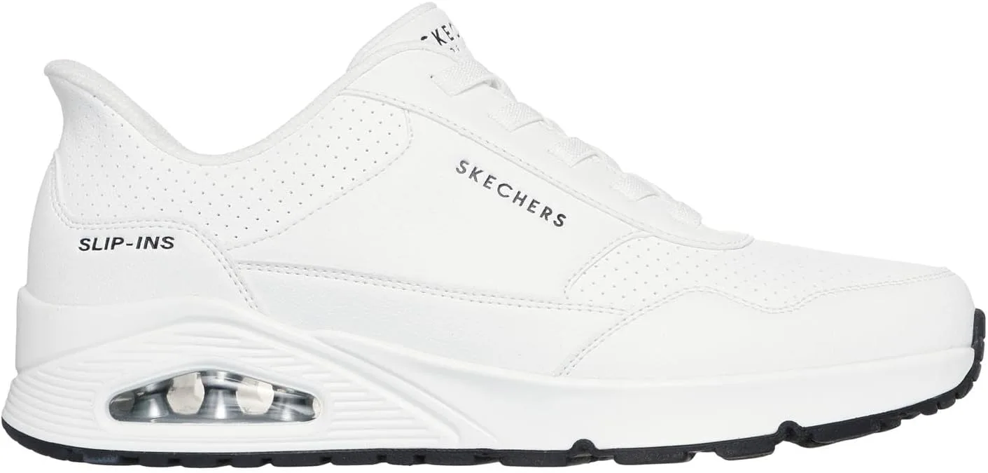 Мужские кроссовки Skechers Uno-Banksia Luxury Hands-Free, белый — фото 4