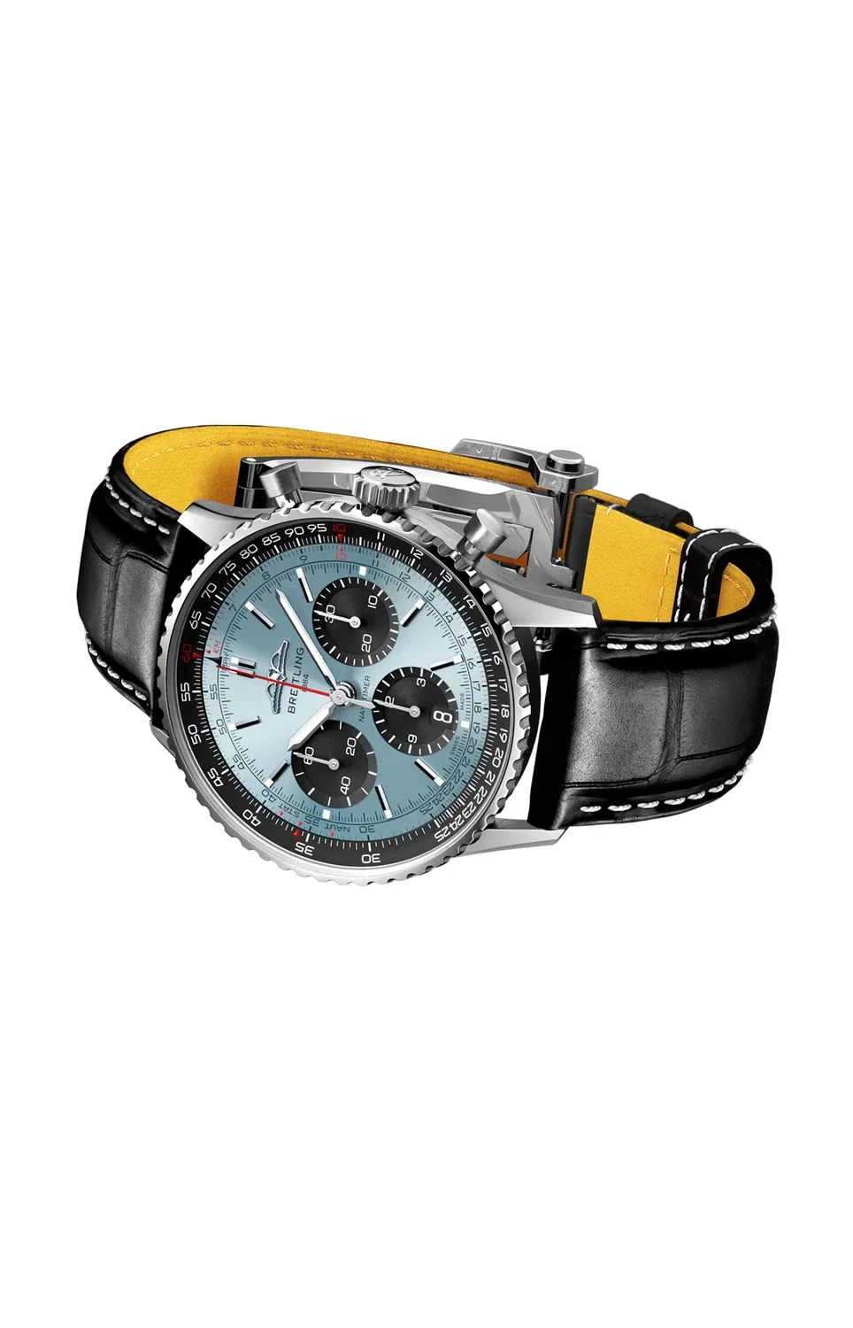 NAVITIMER B01 ХРОНОГРАФ 41 - AB0139241C2P1 BREITLING, серебряный — фото 4