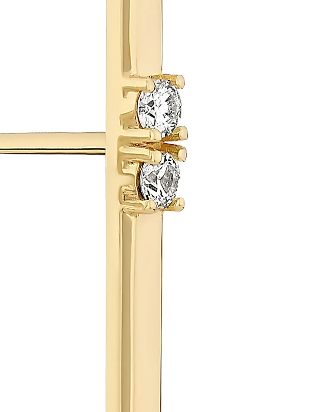 

Серьги-планки Whistle из 18-каратного розового золота с бриллиантами ROSEKEY, золотой