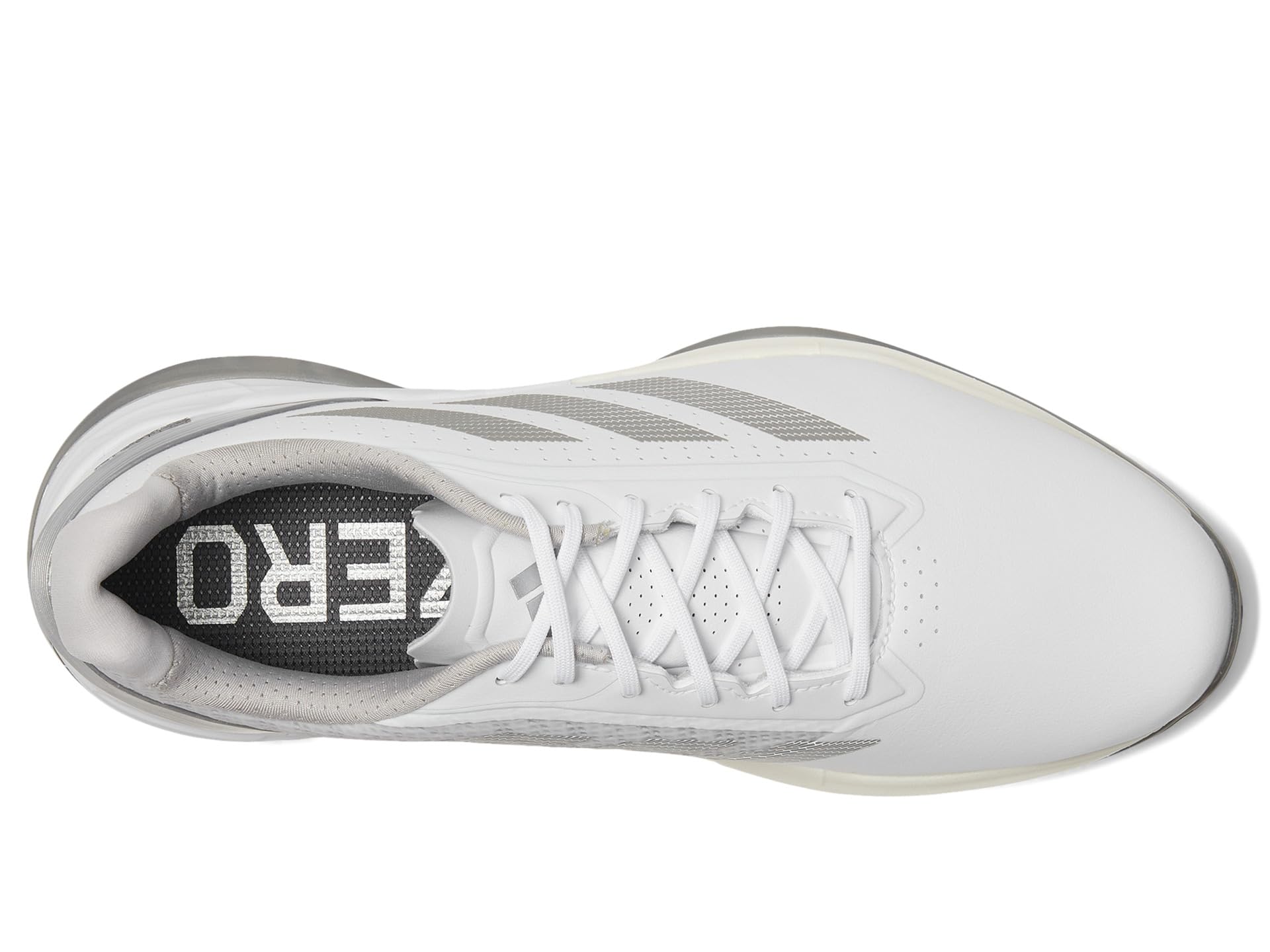Кроссовки adidas Golf Adizero ZG Spikeless Golf Shoes, цвет Footwear White/Silver Metallic/Iron Metallic — фото 2