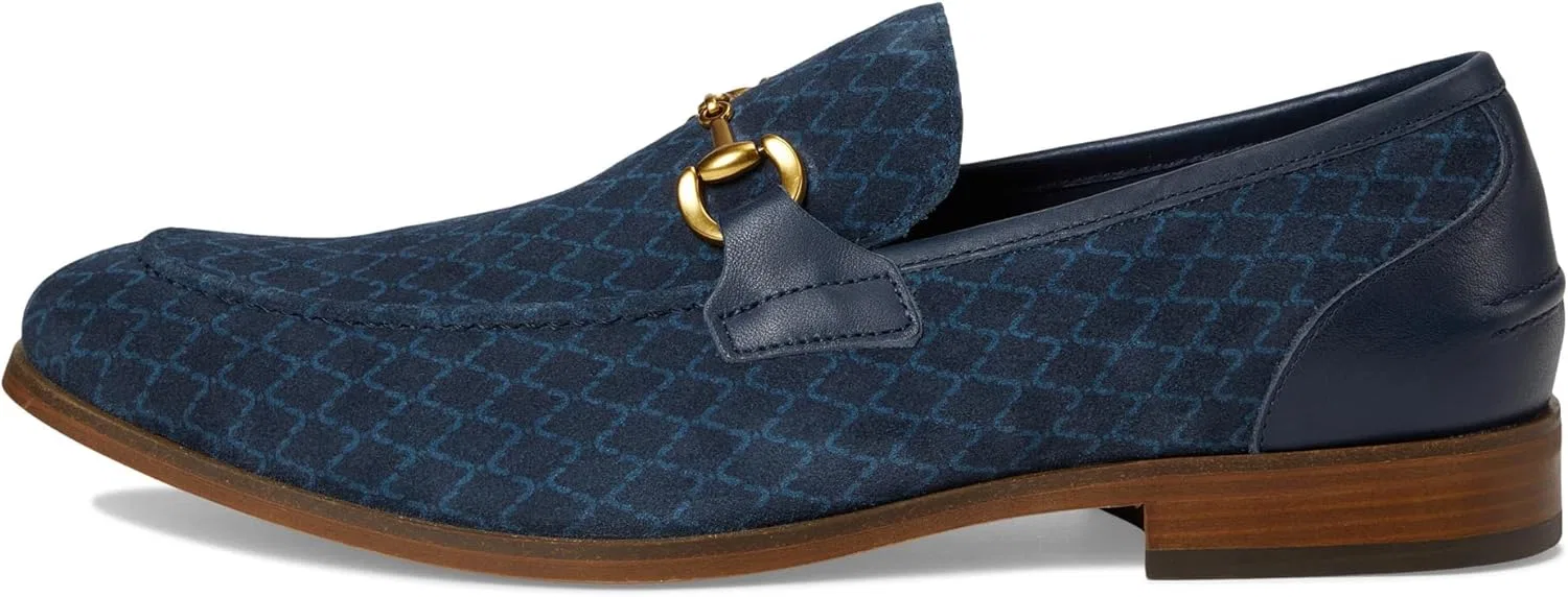 Мужские тапочки-слипоны Stacy Adams Brinkley Moc Toe, Navy — фото 4