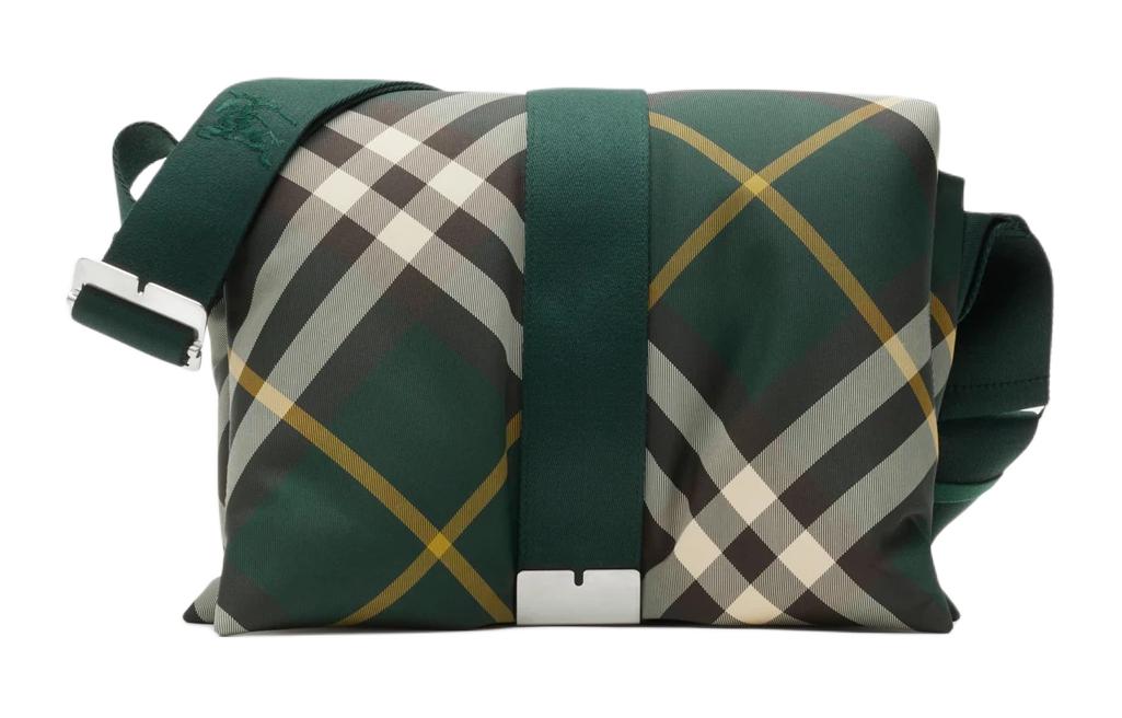 

Burberry Полиэстеровый мессенджер кроссбоди через плечо мужской сумки цвет плюща