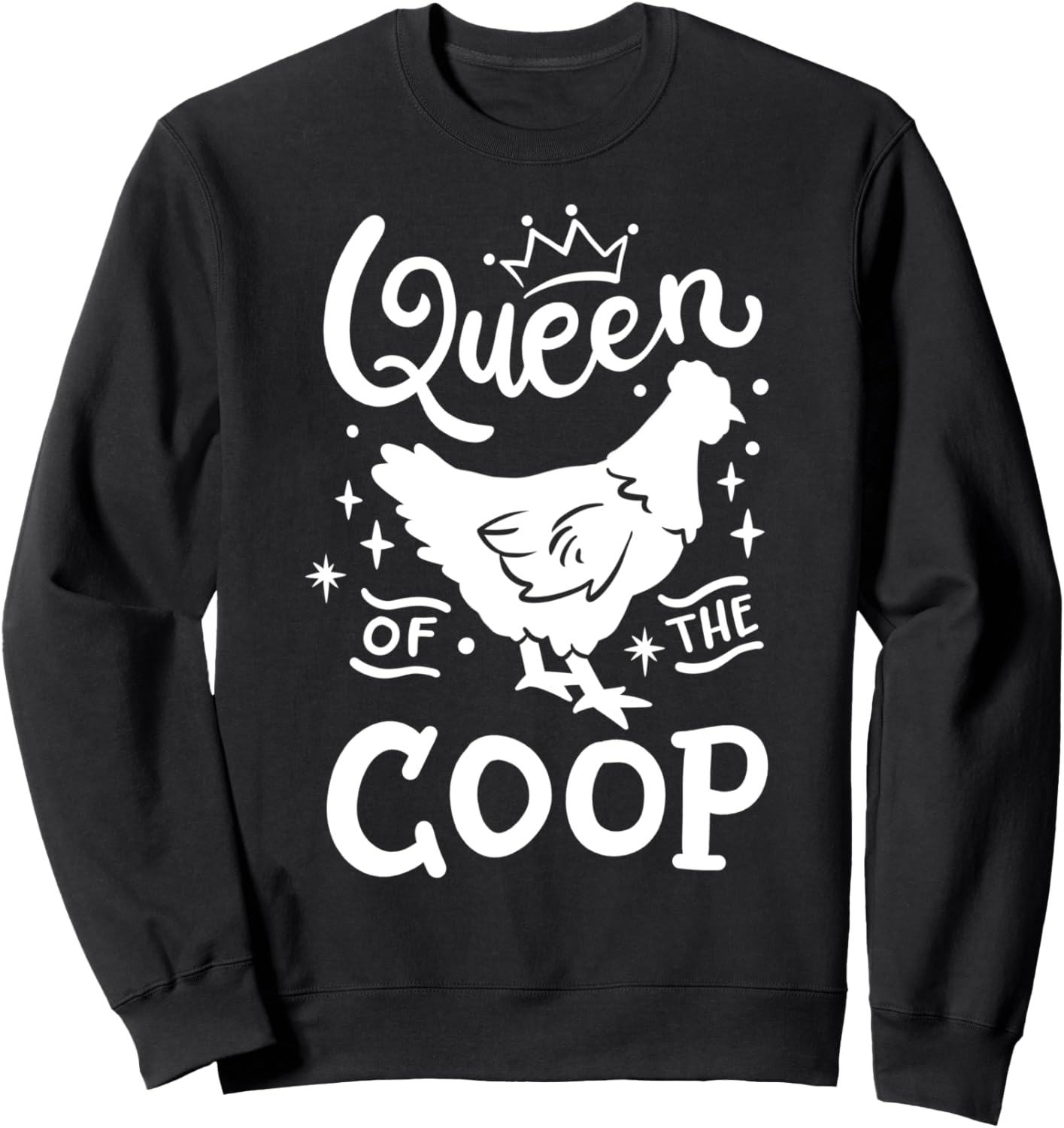 

Толстовка «Королева курятника, мама-куриница, хозяйка кур» Funny Animal Chicken Lover Farmer Gifts Store, черный