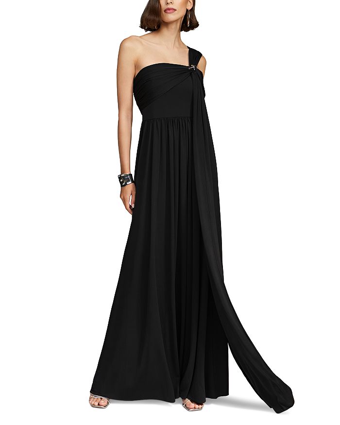

Платье Adena из матового джерси HALSTON, черный