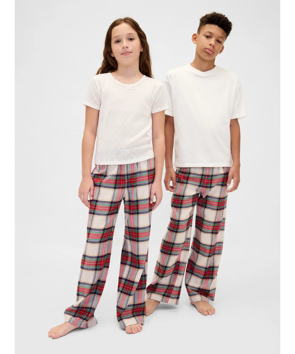 Пижамные брюки из фланели Gap для детей, красный