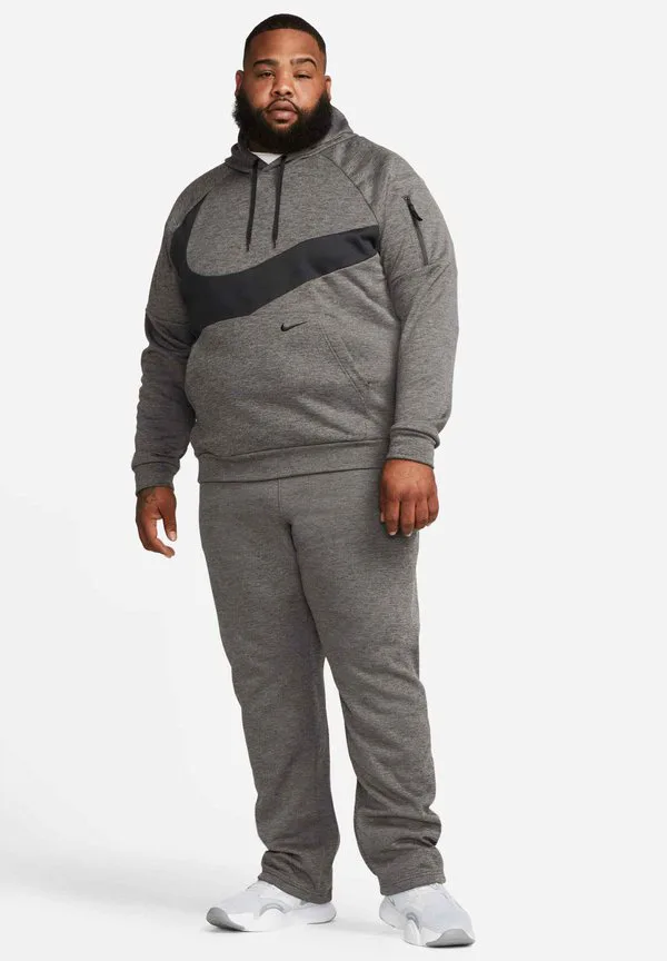 Nk tf обычные спортивные штаны Nike Performance, Charcoal Heather Dark Smoke Grey Black — фото 2