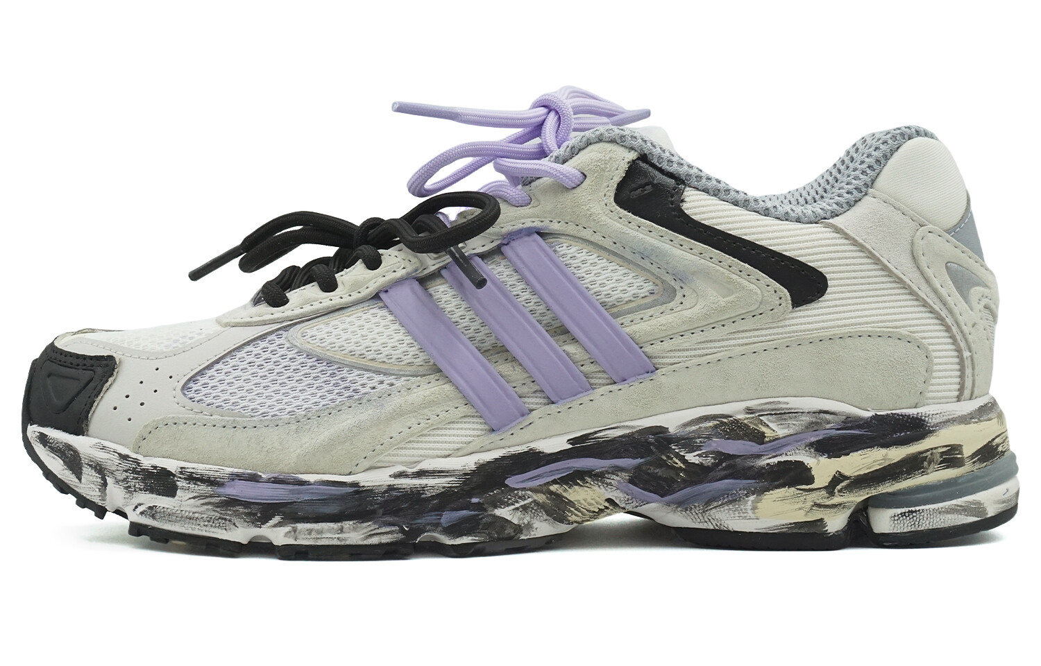 

Кроссовки Response унисекс с низким верхом серые/фиолетовые/черные Adidas Originals