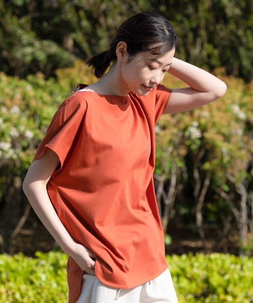 

Футболка с французским разрезом на рукаве Fort point, оранжевый