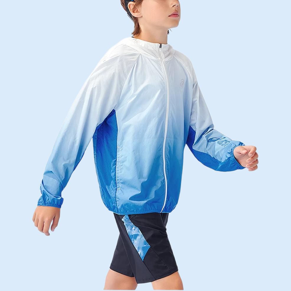 Одежда для защиты от солнца Sports Performance SS25 5017 Multicolor для детей 3-7 лет ASICS, синий — фото 3