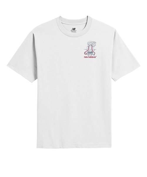 

Футболка для повседневной носки New Balance, белый