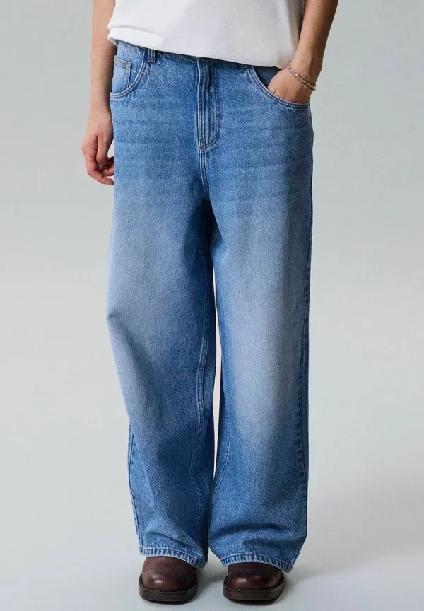 Джинсы Lmtd loose fit relaxed fit jeans, средне-синий деним — фото 2