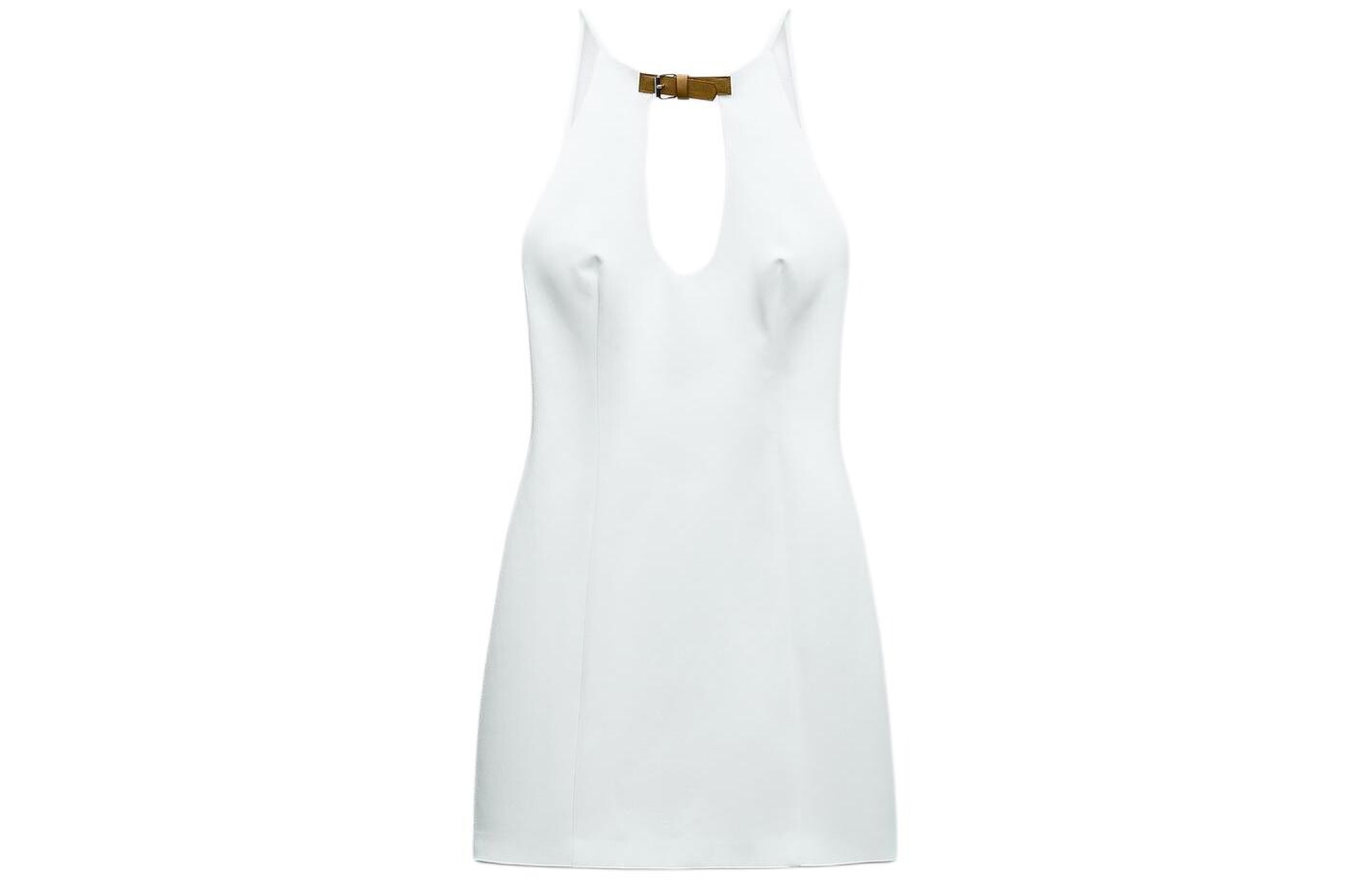 

Платье без рукавов женское белое Zara