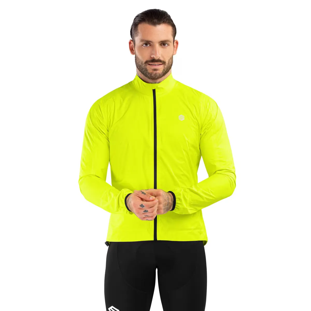 

Мужская куртка от дождя J2 Sveti Jure Siroko Cycling, жёлтый