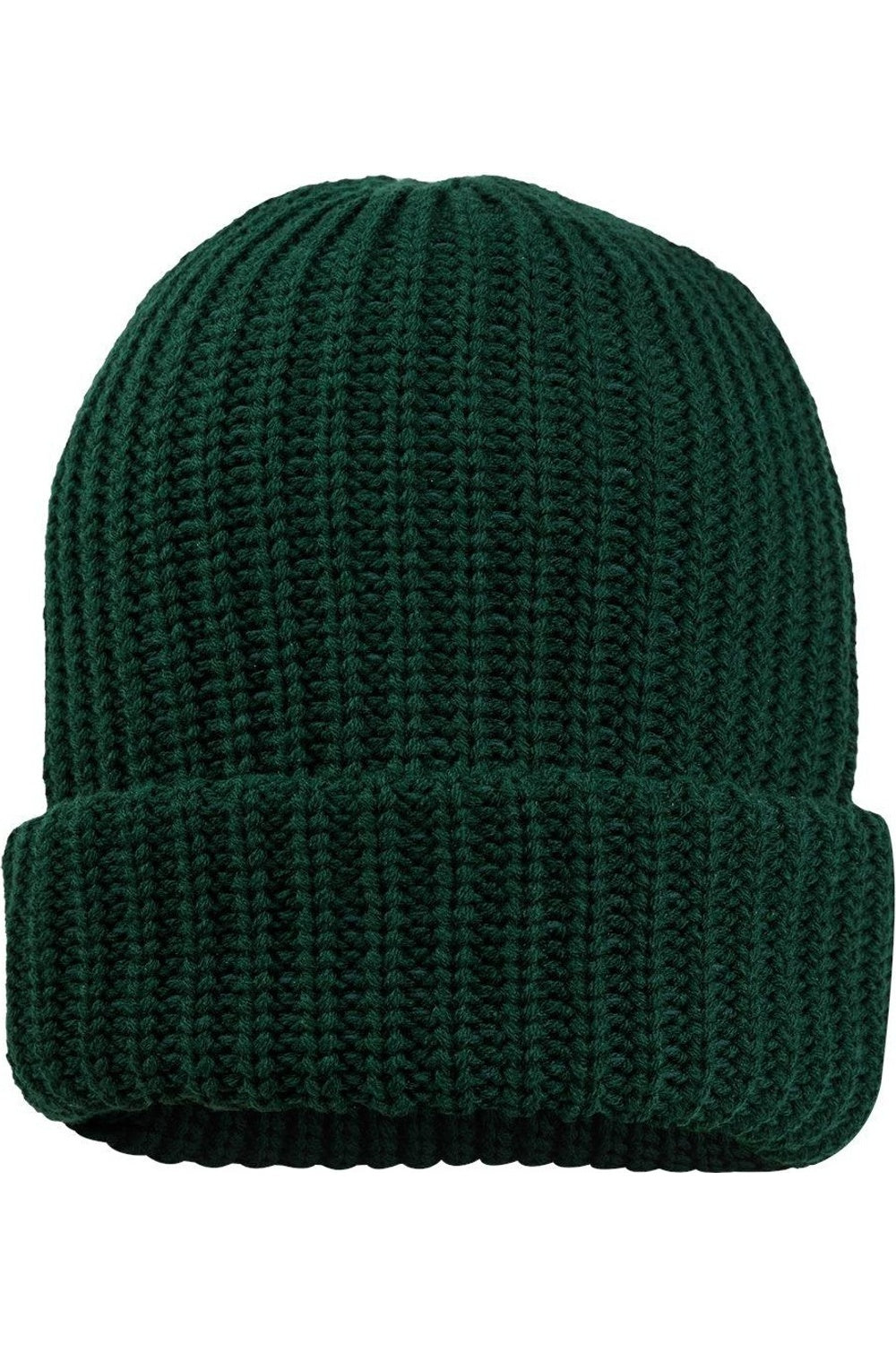 

Sportsman 12 шапка-бини с манжетами из плотной вязки, цвет forest green