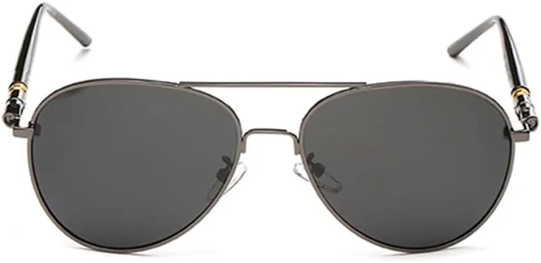 

Поляризованные солнцезащитные очки для мужчин и женщин, защита от ультрафиолета UV400, очки для вождения, винтажные черные очки для мужчин и женщин VFDHN, 2