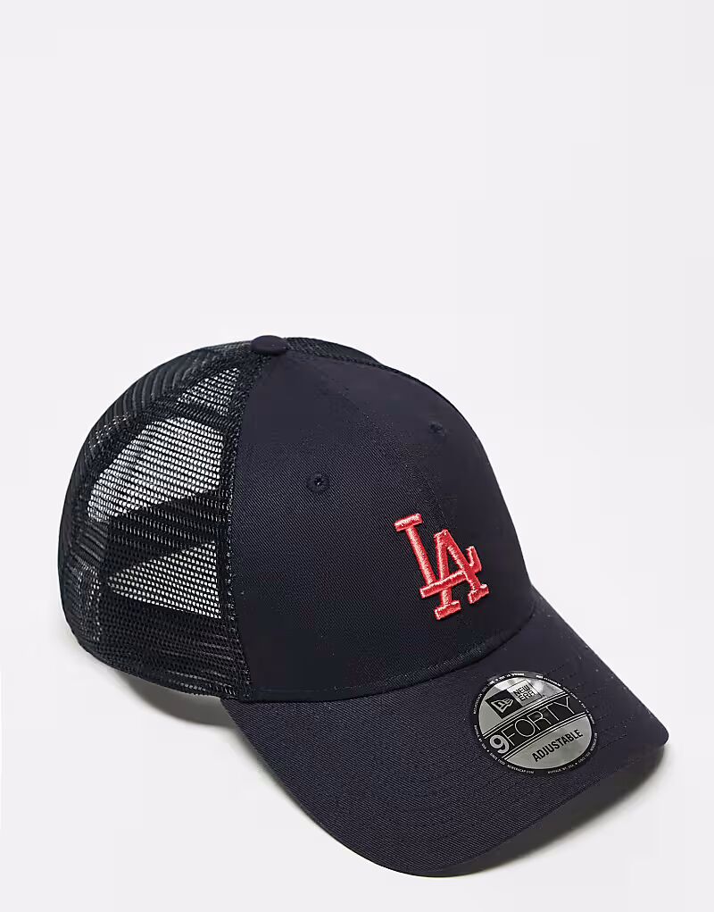 

Кепка дальнобойщика New Era LA Dodgers 9forty homefield черного цвета