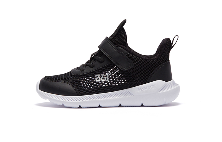 

Скользоустойчивые амортизирующие дышащие износостойкие упругие низкие детские кроссовки Carbon Black Kids' 361°KIDS