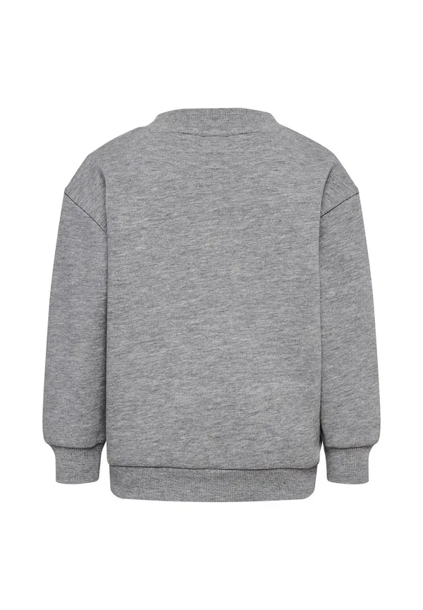 Толстовка Hummel Mini Loose Crewneck Bee, цвет серый меланж — фото 2