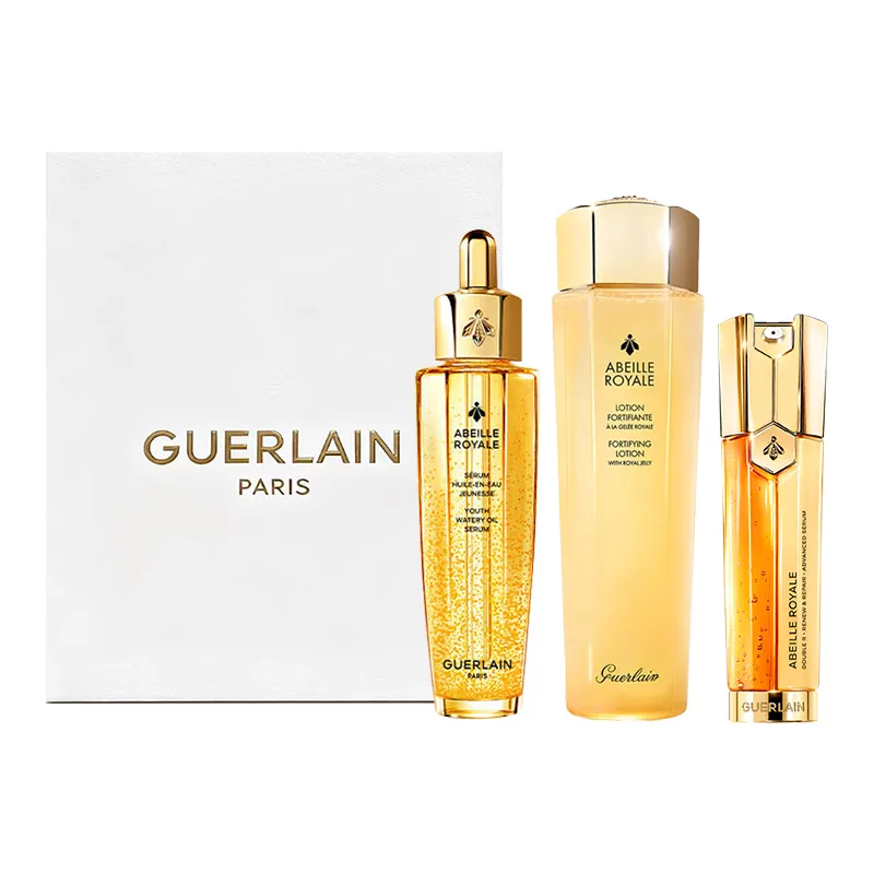 GUERLAIN Набор сывороток Original Bee Essence Water Dual Tube для ухода за кожей, уменьшения морщин и подтяжки, подарок на день рождения мамы, Fourth Generation Original Honey 50ml+Honey Essence Water 150ml+Dual Tube Serums 50ml+Official Box