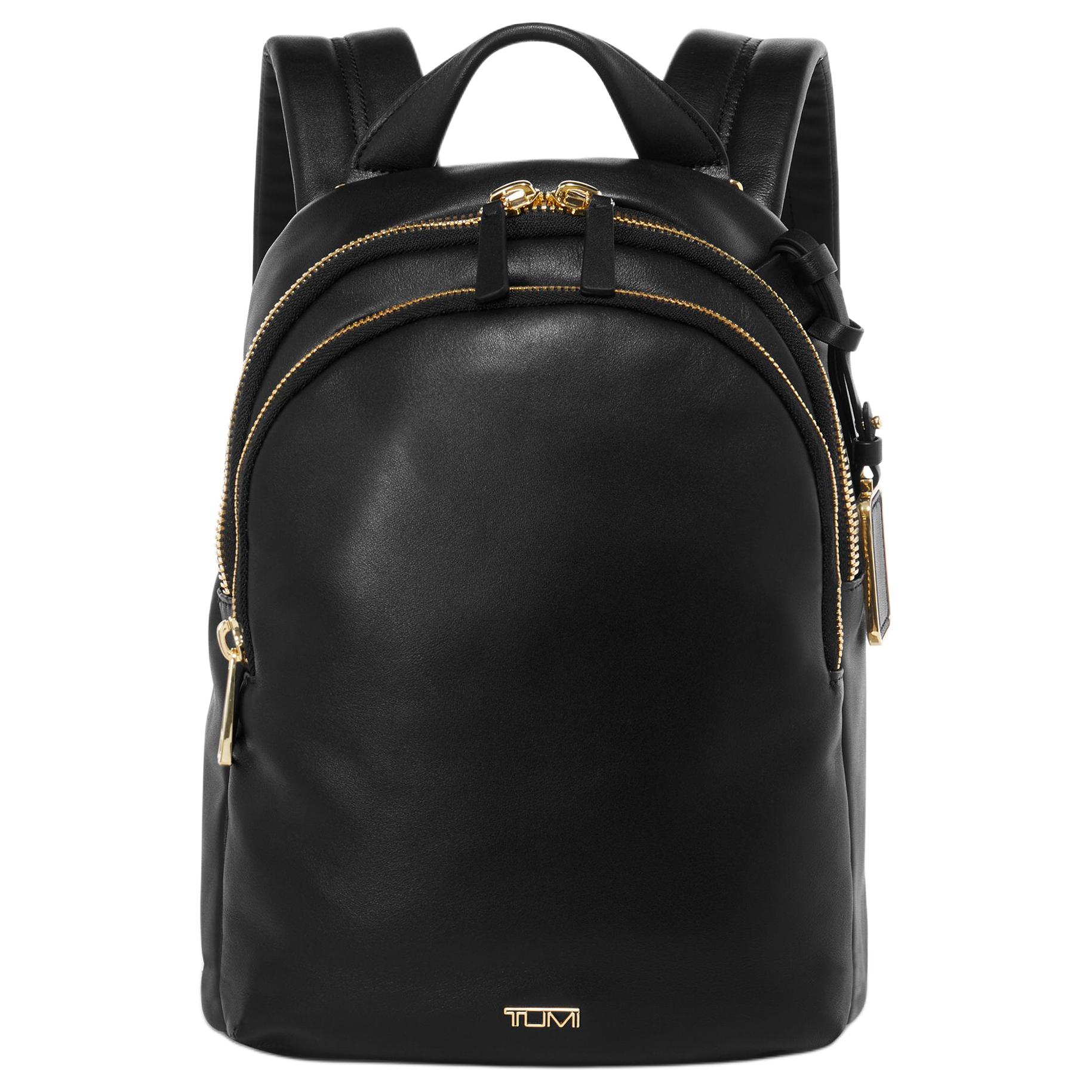 

TUMI Кожаный рюкзак женский черный