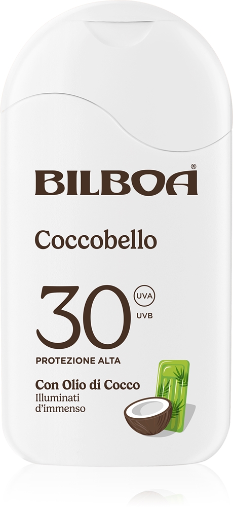 

Лосьон для загара Coccobello Latte с кокосовым маслом Bilboa, spf 30 200 мл